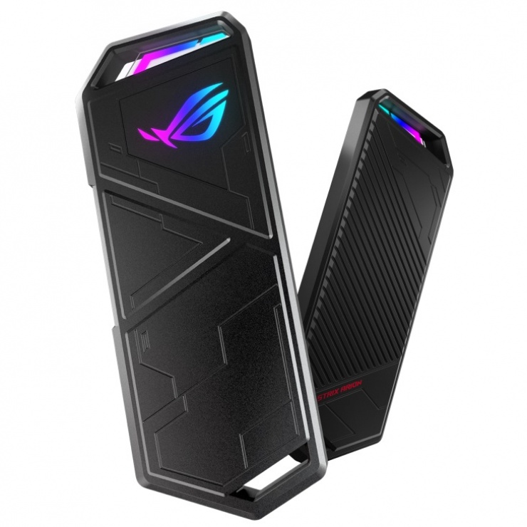 Rack extern USB 3.2 Gen 2 Type C pentru M.2 NVMe SSD, ASUS ROG Strix Arion